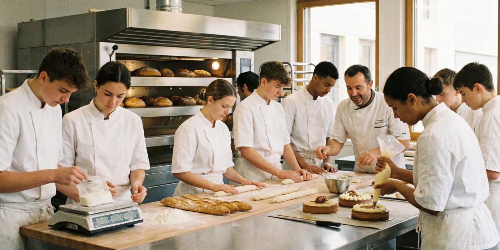 Vie de classe en atelier de boulangerie Vie de classe en atelier de boulangerie